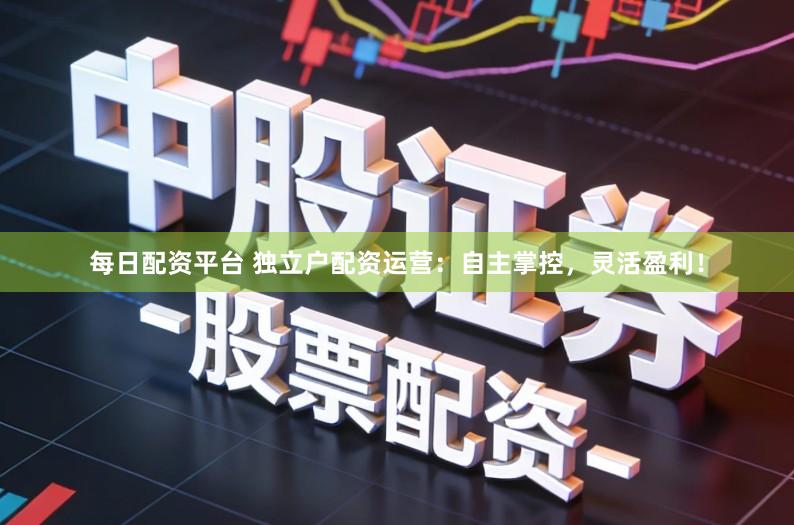 每日配资平台 独立户配资运营：自主掌控，灵活盈利！