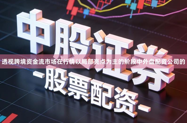 透视跨境资金流市场在行情以局部亮点为主的阶段中外盘配资公司的