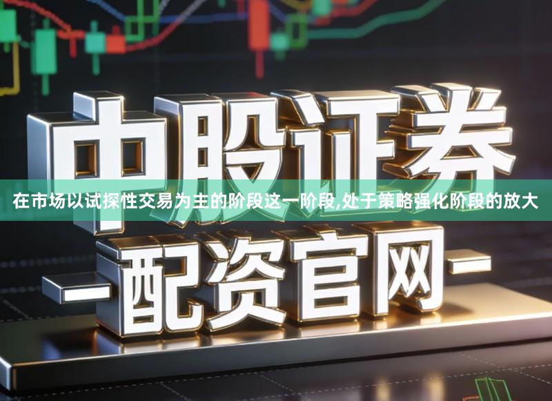 在市场以试探性交易为主的阶段这一阶段,处于策略强化阶段的放大